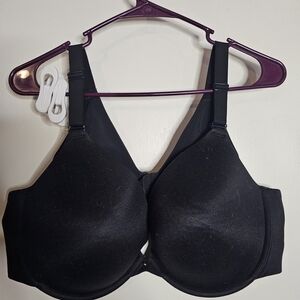 Cacique Black Full-Coverage Bra